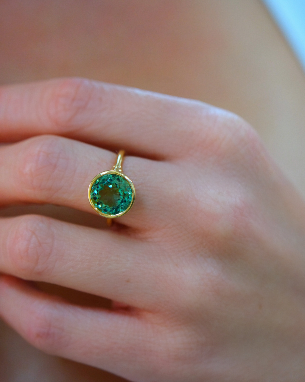 Donna Vock Green Tourmaline Ring