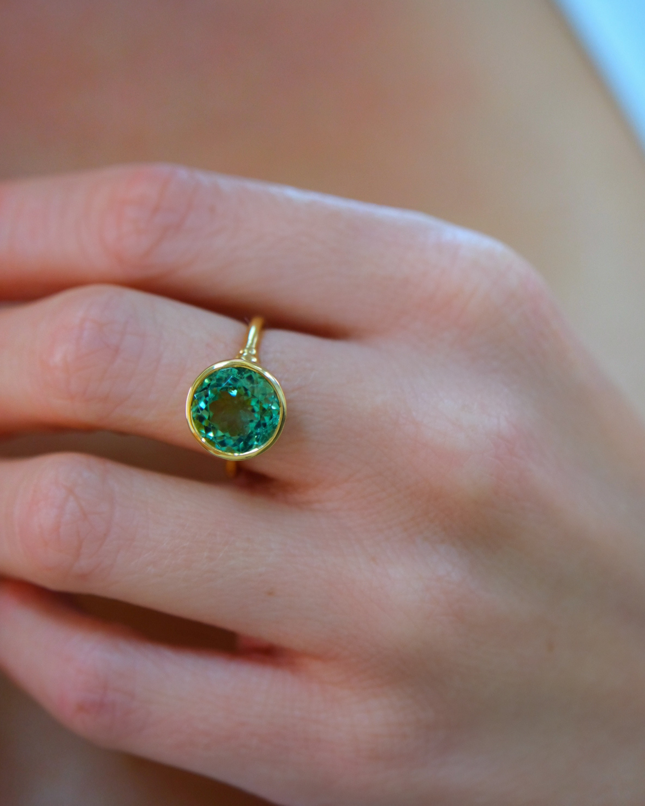 Donna Vock Green Tourmaline Ring