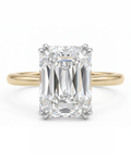 18KYG & Platinum 3.34ct Diamond Ring