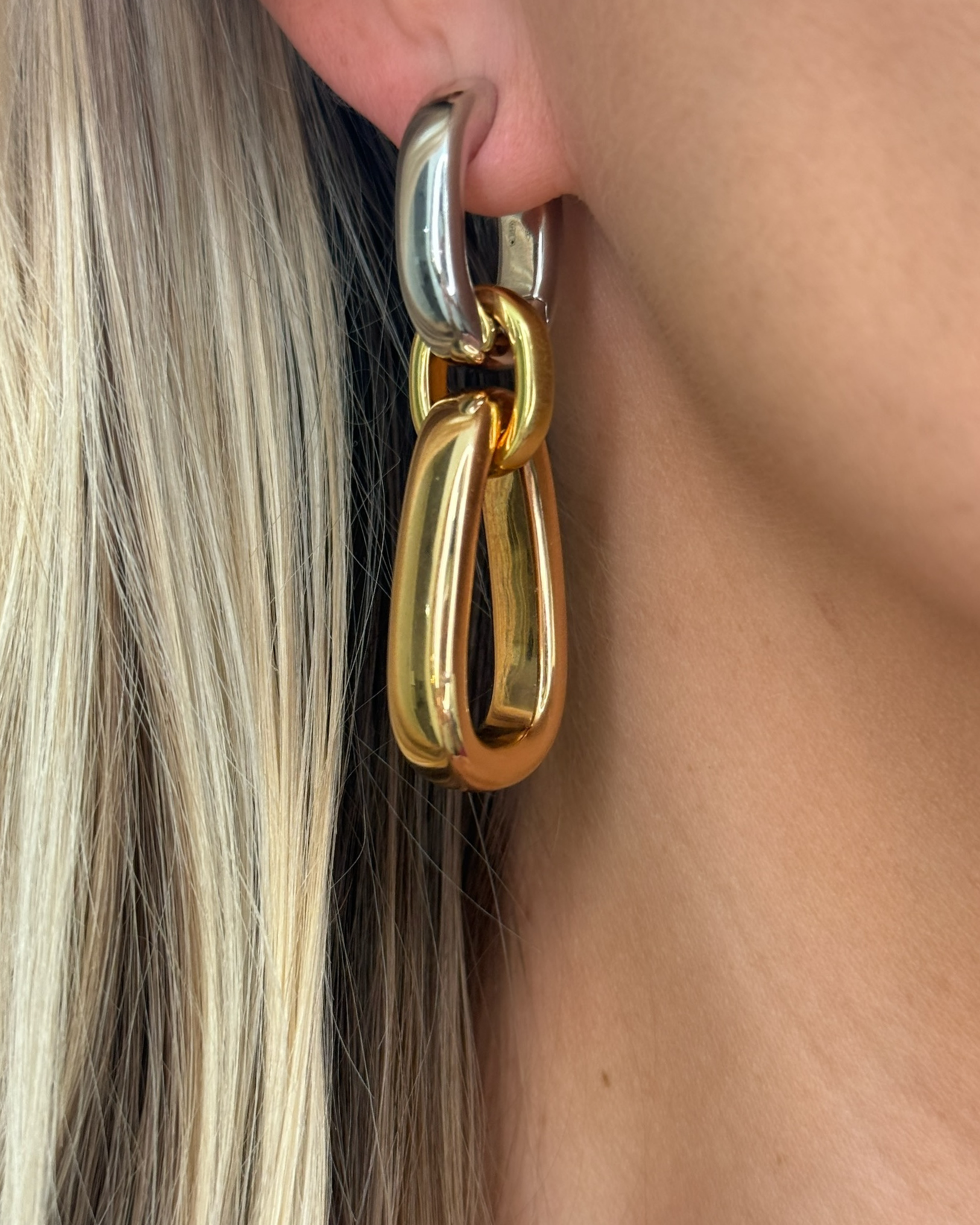 Iconica Tri-tone Earrings by Pomellato