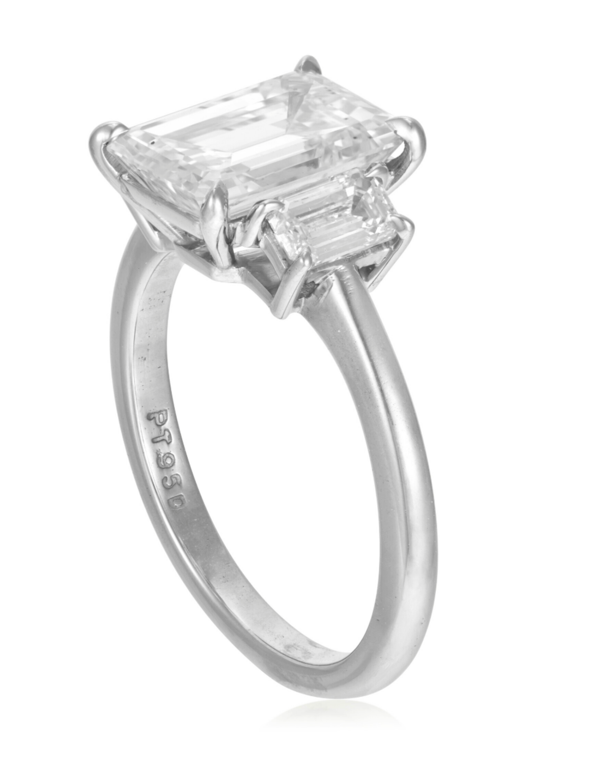 3.00ct Emerald Cut Diamond Ring