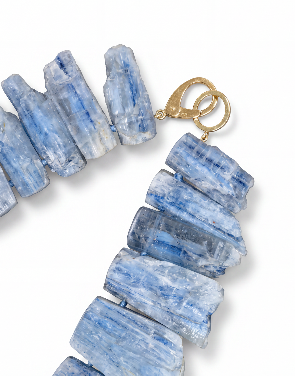 Kyanite, Moonstone, Tanzanite & Sapphire Necklace