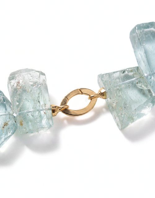 18K Yellow Gold & Beryl Shard Necklace
