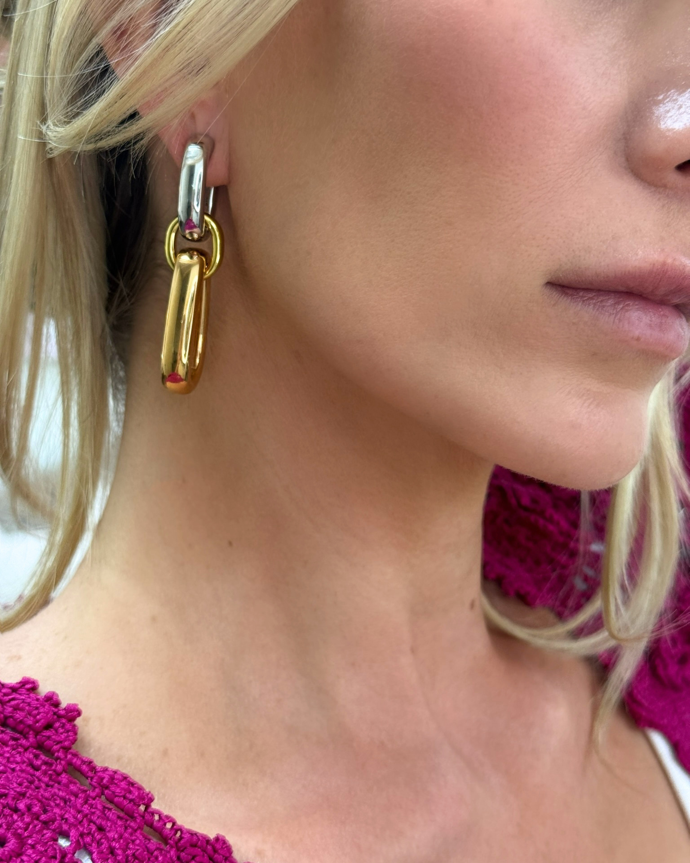 Iconica Tri-tone Earrings by Pomellato