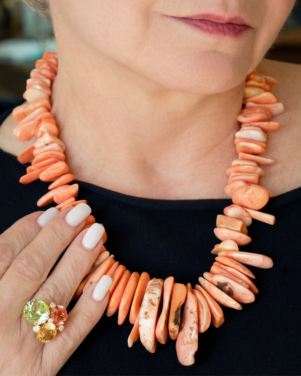 Natural Pacific Coral Necklace
