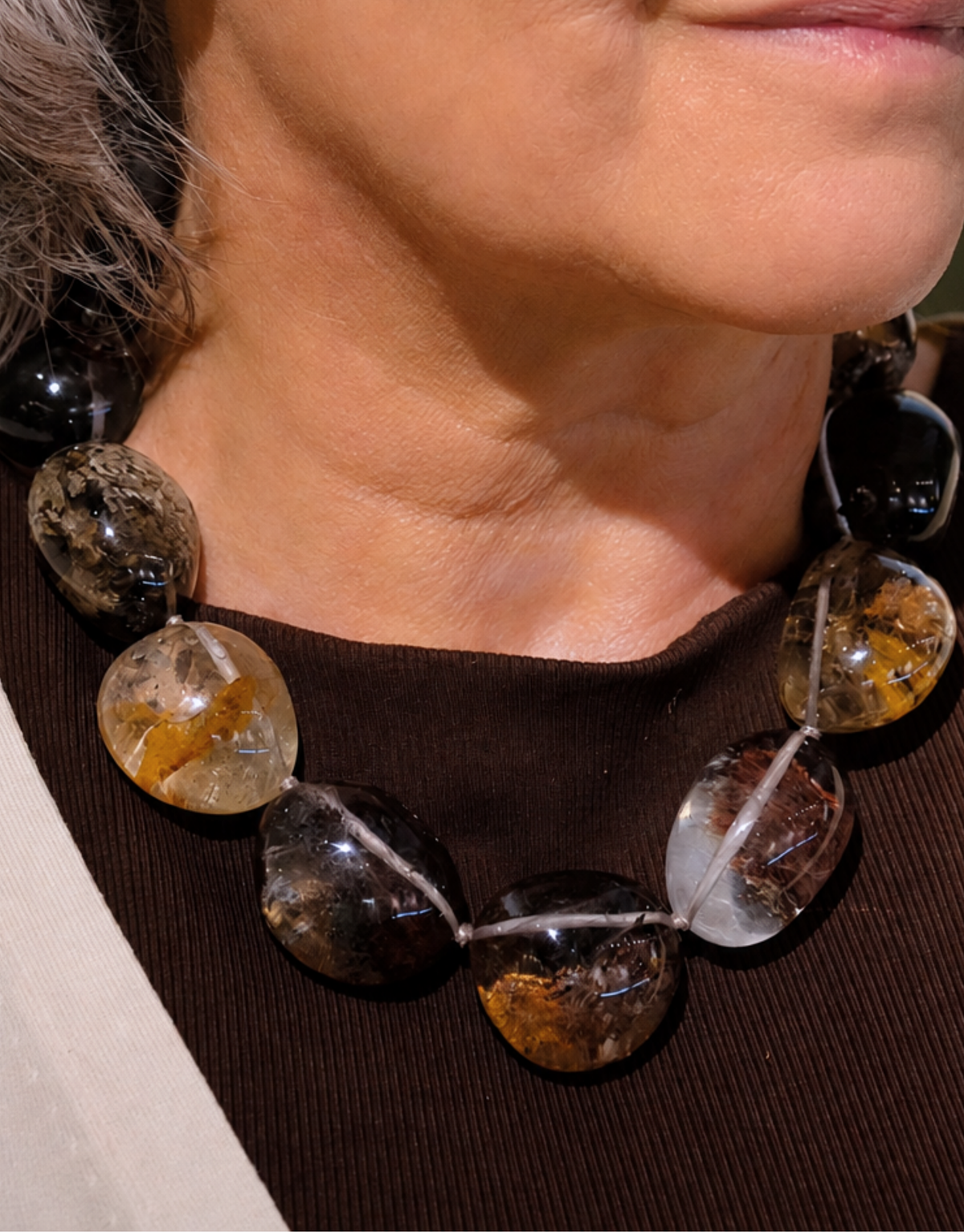 Iodenite Quartz Necklace