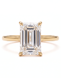 2.85ct Carre Cut Diamond Ring