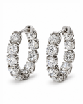 18KWG & Diamond Earrings