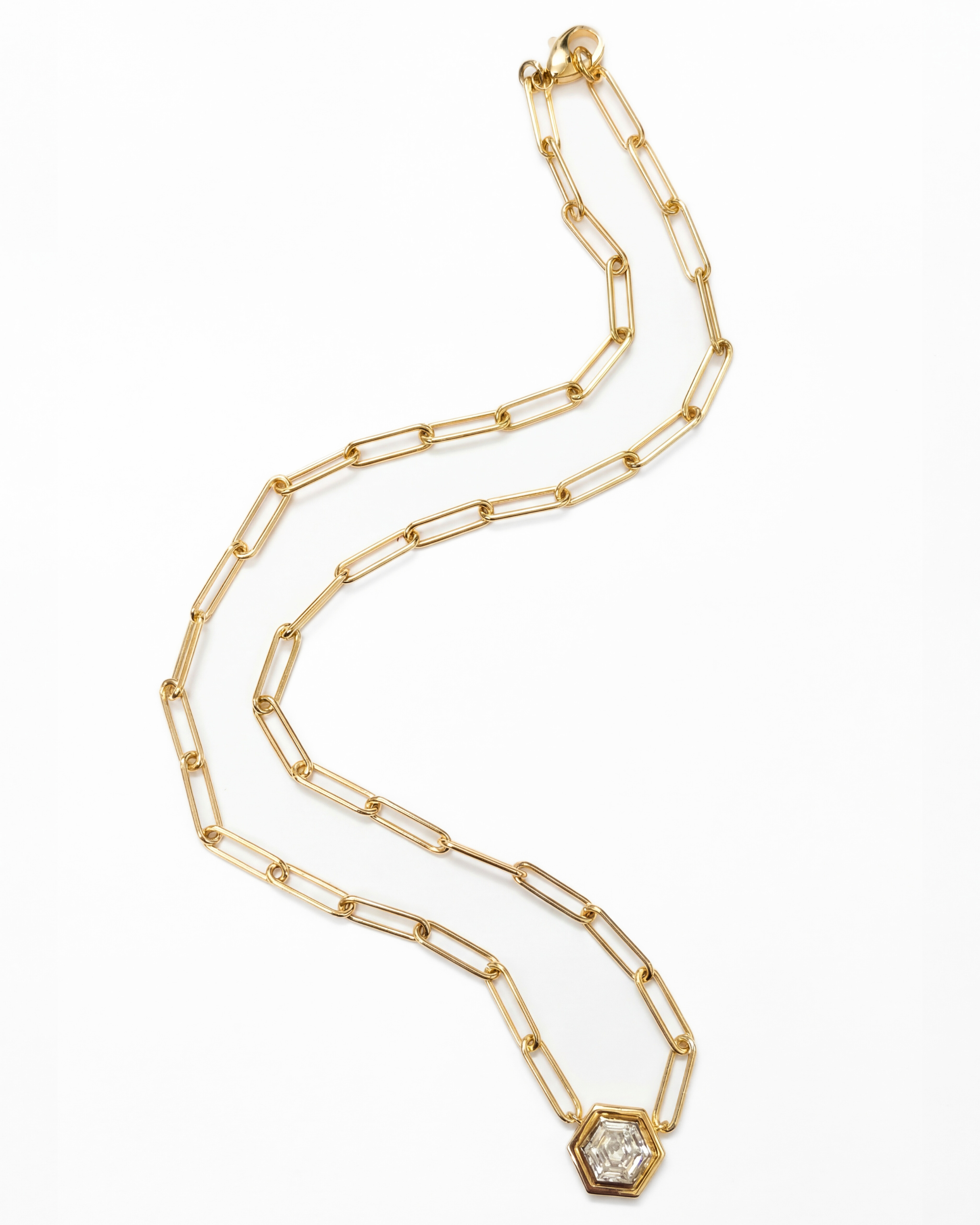 18KYG & WG Diamond Necklace