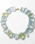 18K Yellow Gold & Beryl Shard Necklace