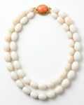 Natural Angel Skin Coral Necklace