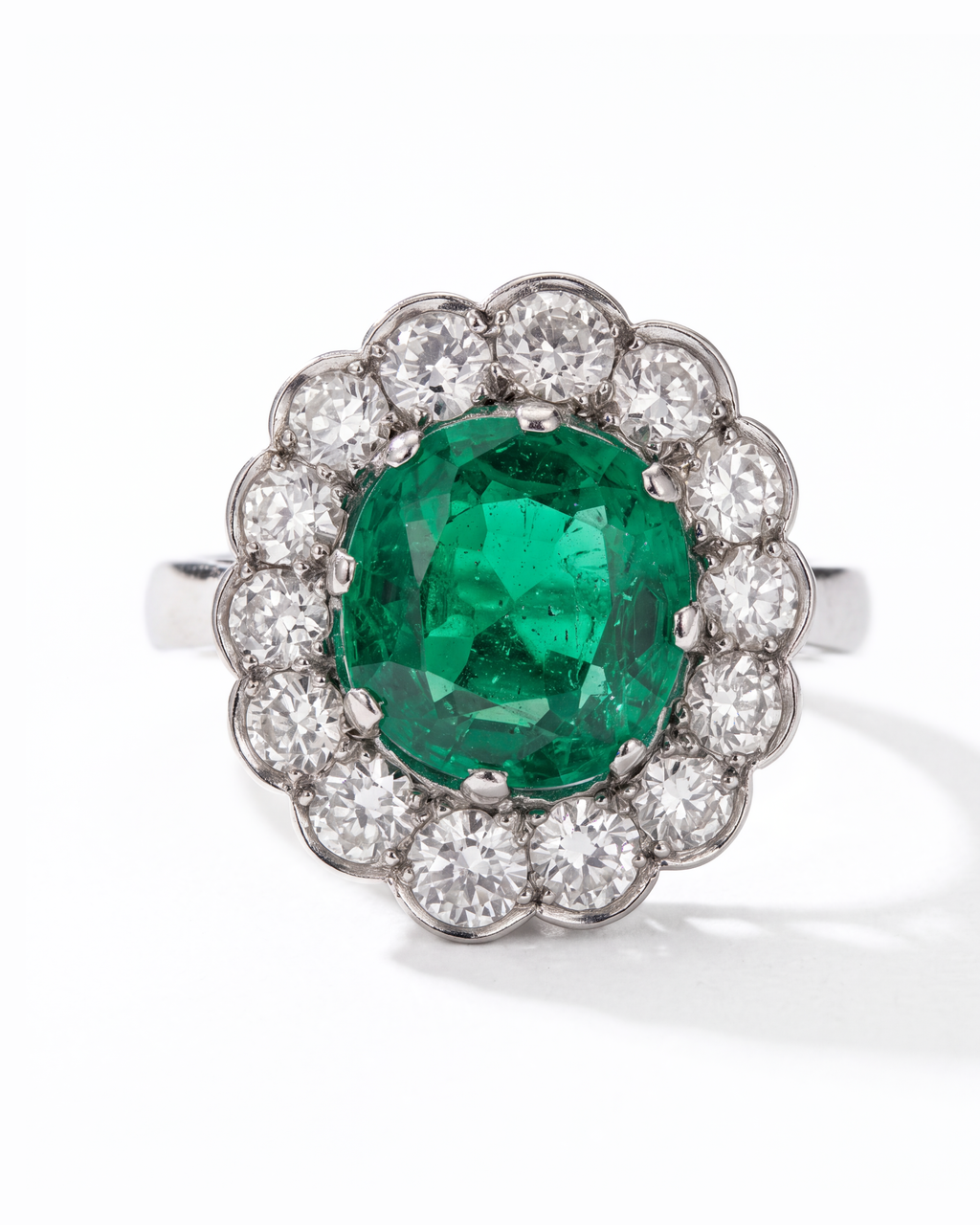 2.30ct Colombian Emerald Ring
