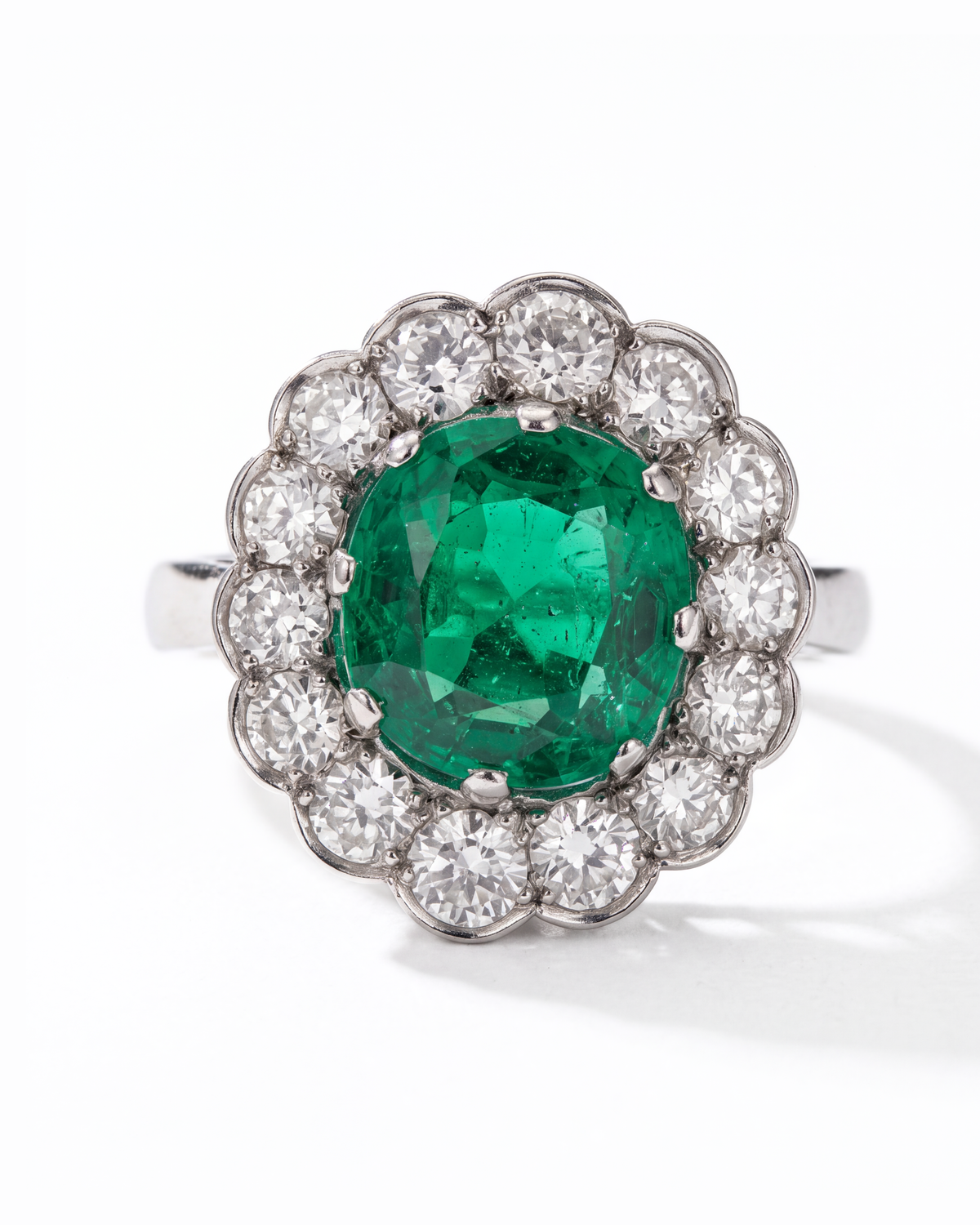 2.30ct Colombian Emerald Ring