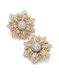 Verdura Gold & Diamond Ear Clips