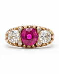 18KYG, Ruby & Diamond Ring