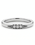 Sterling Silver & Diamond Ring