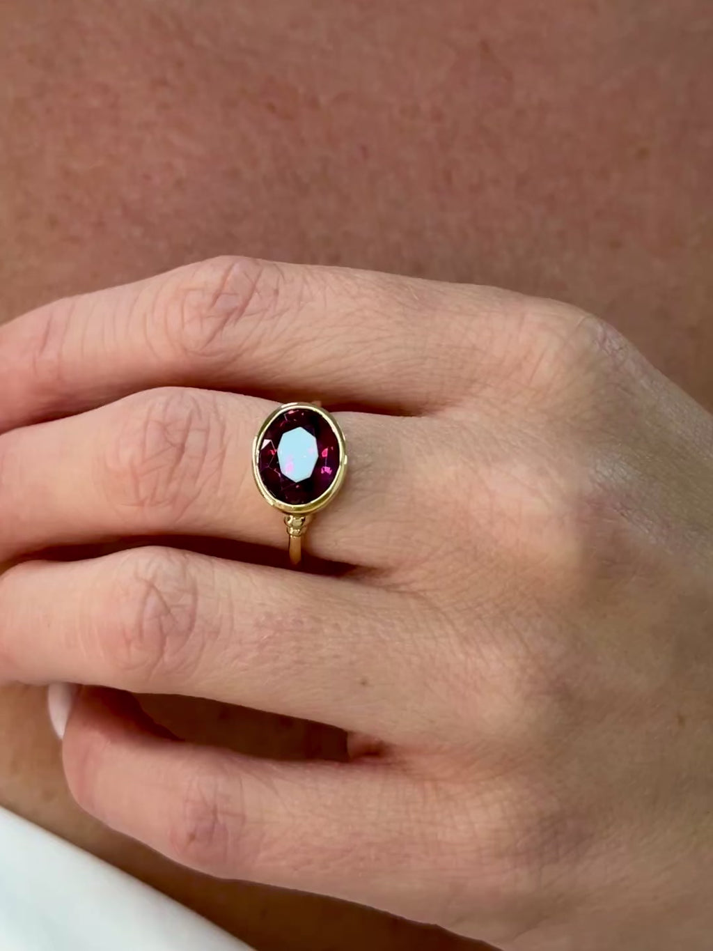 Donna Vock Rhodolite Garnet Ring